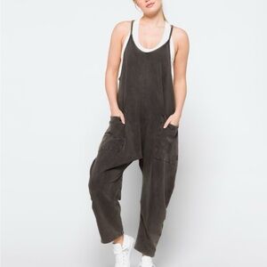 FP Movement by Free People Dark Gray Jumpsuit